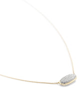 0.39 ct Elisa Pendant Necklace in Pave Diamond and 14k Yellow Gold