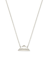 Folds Of Honor 14k White Gold Pendant Necklace in White Diamond
