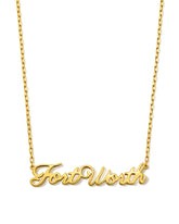Fort Worth Pendant Necklace in 18k Gold Vermeil