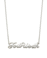 Fort Worth Pendant Necklace in Sterling Silver