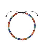 Grey Oxidized Sterling Silver Corded Bracelet in Multi Mix