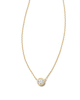 0.25 ct Lab Grown White Diamond Audrey Pendant Necklace in 14k Yellow Gold
