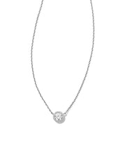 0.25 ct Lab Grown White Diamond Audrey Pendant Necklace in 14k White Gold