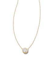 0.5 ct Lab Grown White Diamond Audrey Pendant Necklace in 14k Yellow Gold