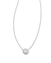 0.5 ct Lab Grown White Diamond Audrey Pendant Necklace in 14k White Gold