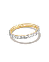 1 ct Lab Grown White Diamond Marilyn Band Ring in 14k Yellow Gold