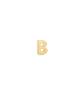 Letter B Single Stud Earring in 18k Gold Vermeil