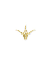 Longhorn Charm in 18k Gold Vermeil