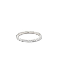 0.5 ct Marilyn 14k White Gold Full Eternity Band Ring in White Diamond