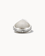 Hicks Signet Ring in Oxidized Sterling Silver