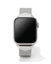 Mia Mesh Watch Band in Silver Stainless Steel