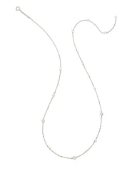 Michelle 14k White Gold Strand Necklace in Freshwater Cultured Pearl