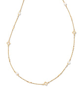 Michelle 14k Yellow Gold Strand Necklace in Freshwater Cultured Pearl