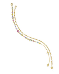 Mini Elisa and Abbie Gold Set of 2 Delicate Chain Bracelets