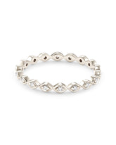 0.15 ct Nicolette 14k White Gold Band Ring in White Diamond