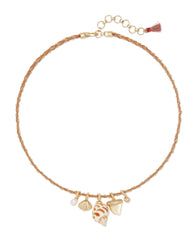 Oleana Gold Charm Necklace