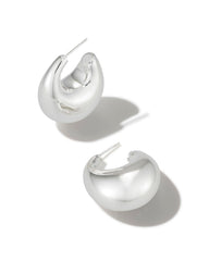 Raylyn Hoop Earrings in Sterling Silver