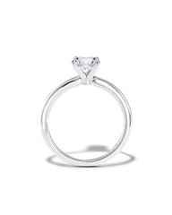 2 ct Round Solitaire Engagement Ring in 14k White Gold
