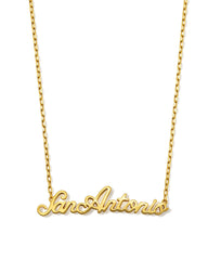 San Antonio Pendant Necklace in 18k Gold Vermeil