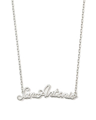 San Antonio Pendant Necklace in Sterling Silver