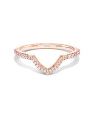 Signature Band Ring in 14k Rose Gold
