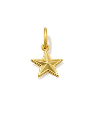 Small Star Charm in 18k Gold Vermeil