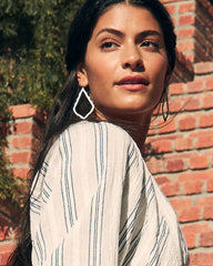 Sophee Drop Earrings in Silver