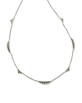 Sophee Strand Necklace in Oxidized Sterling Silver