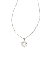 Star of David Pendant Necklace in Silver