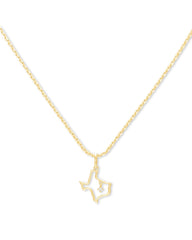 Texas Charm Necklace in 18k Yellow Gold Vermeil