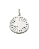 Texas Coin Charm in Sterling Silver