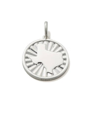 Texas Coin Charm in Sterling Silver