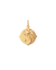 Sun & Moon Charm 18k Gold Vermeil