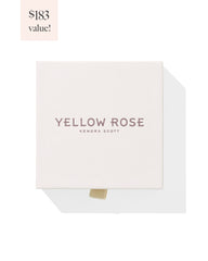 Beau Vintage Gold Pave Gift Set of 2 in White CZ