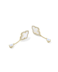 Abbie Gold Convertible Cuff Statement Earrings