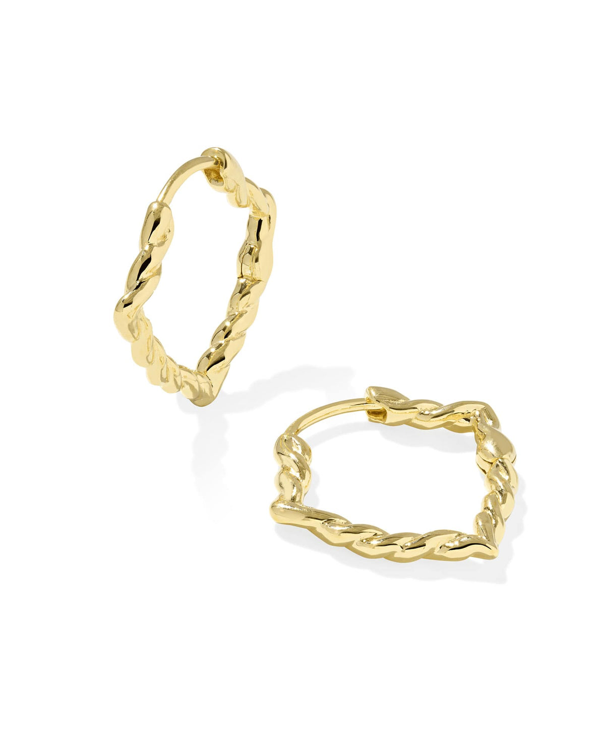 Alex Twist 18k Gold Vermeil Huggie Earrings