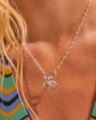 Ari 18k Gold Vermeil Pave Heart Charm in White Diamond