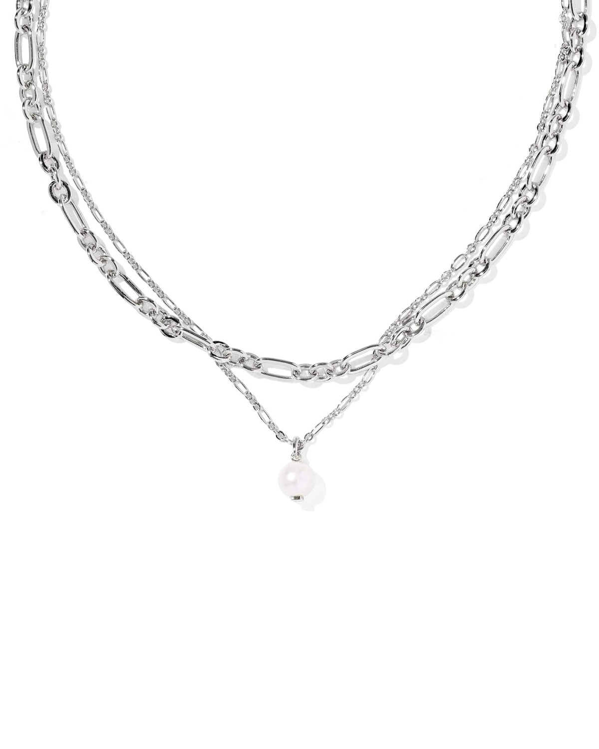 Ashton Silver Multi Strand Necklace