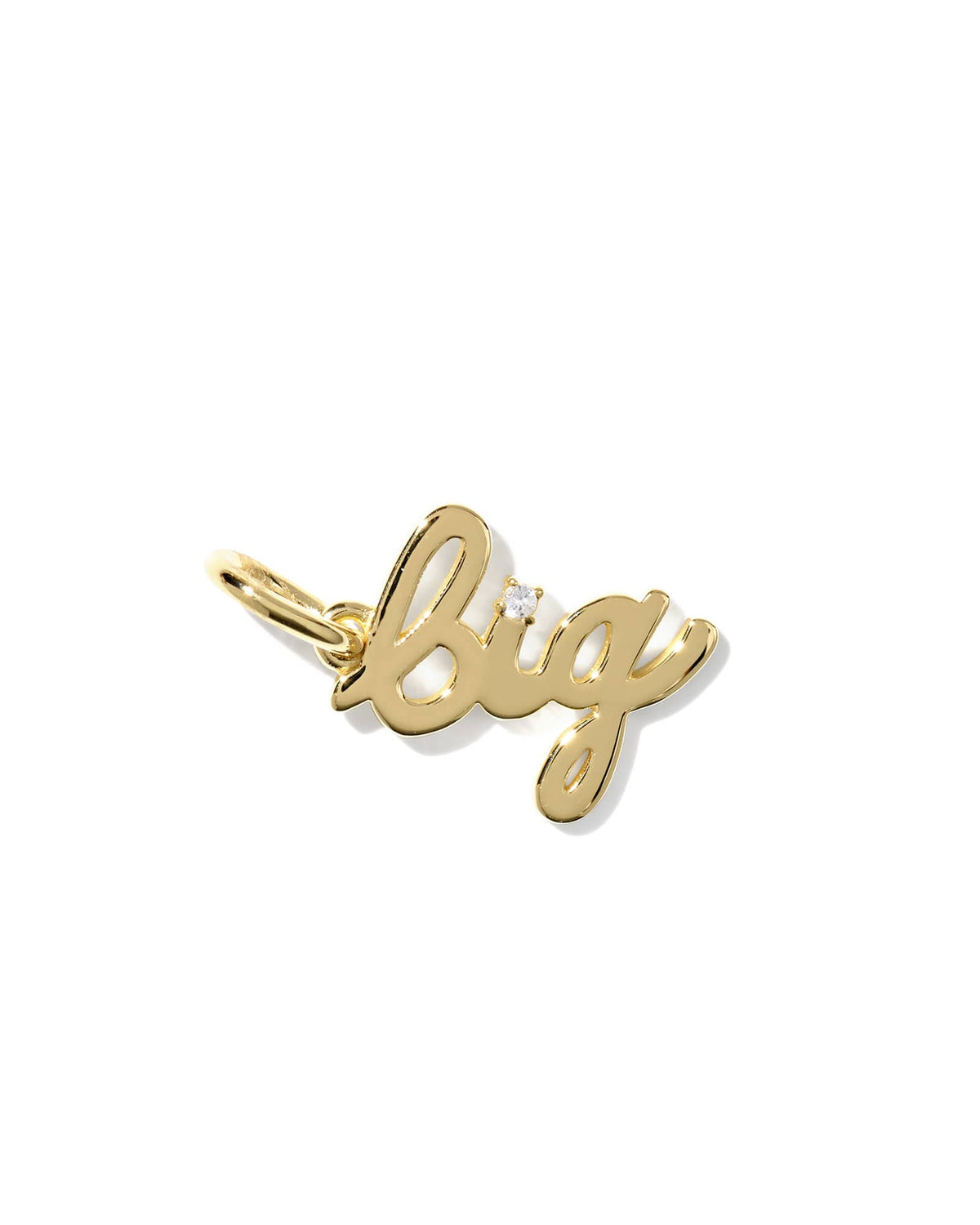 Big 18k Yellow Gold Vermeil Charm