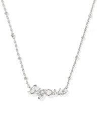 Big Sis Silver Short Pendant Necklace