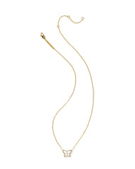 Brinley 18k Gold Vermeil Butterfly Stone Necklace