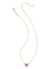 Brinley 18k Gold Vermeil Butterfly Stone Necklace