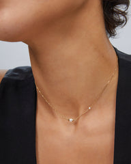 Cathleen 14k Yellow Gold Pendant Necklace Freshwater Cultured Pearl