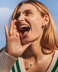 Cheer Gold Short Pendant Necklace