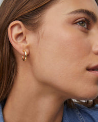 Colette Huggie Earrings in Gold