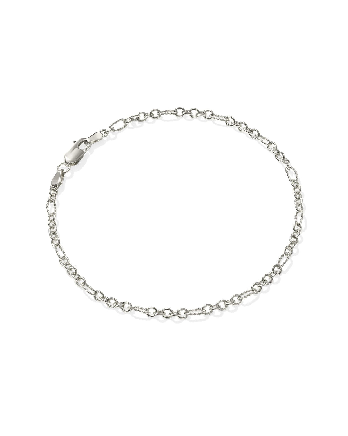 Colin Oxidized Sterling Silver Chain Bracelet