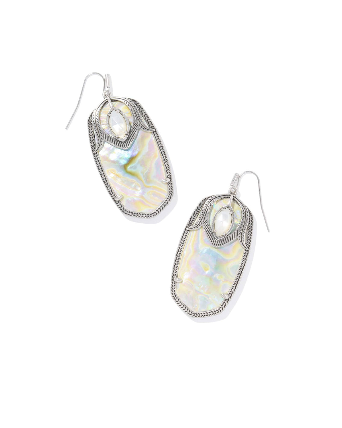 Darby Vintage Silver Drop Earrings