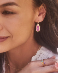 Davie 18k Gold Vermeil Band Ring in Amethyst