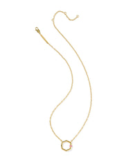 Davie 18k Gold Vermeil Enamel Pendant Necklace