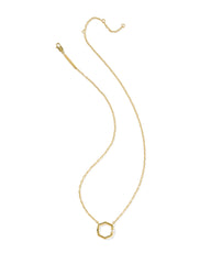Davie 18k Gold Vermeil Enamel Pendant Necklace